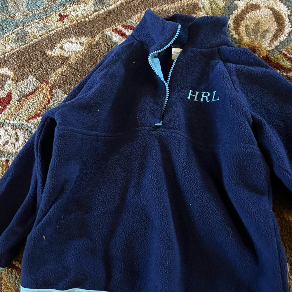 Kids Navy Blue Fleece Sweatshirt HLR